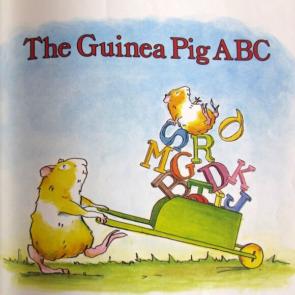 THE GUINEA PIG ABC BOOK by KATE DUKE, HC HB KIDS' BIG LEARNING & SILLY FUN, EUC - Picture 2 of 9